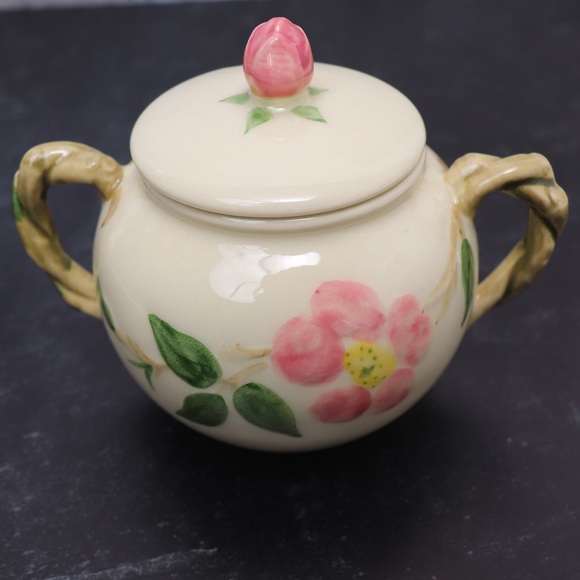 Franciscan Desert Rose Creamer And Sugar Bowl Vintage USA Made - Picture 4 of 10